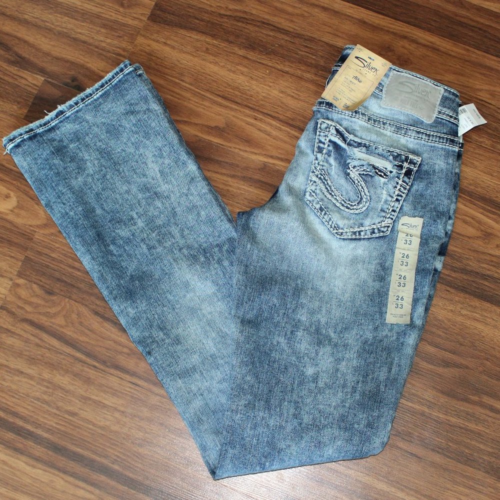 NWT Silver Aiko Jeans